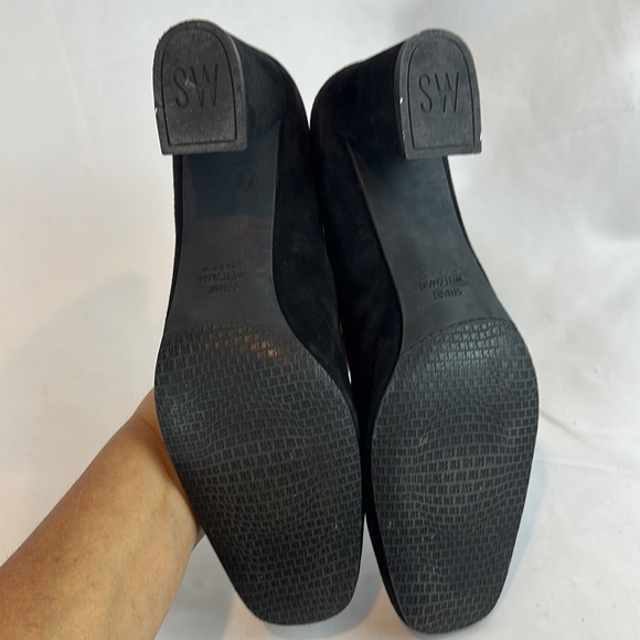 Stuart Weitzman Size 11 Black suede heel. - Picture 8 of 11